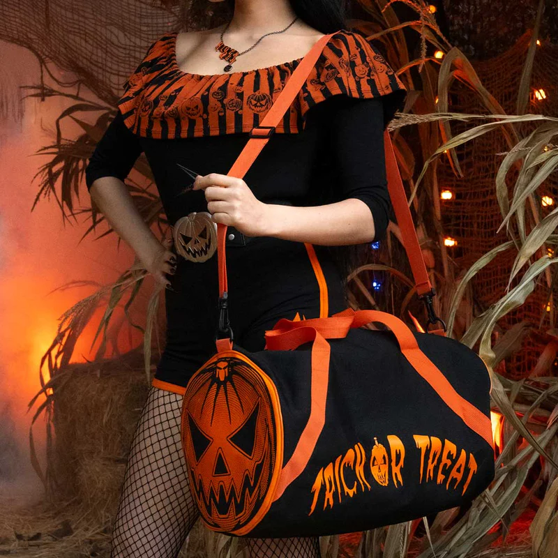 Halloween Trick or Treat Duffle Bag