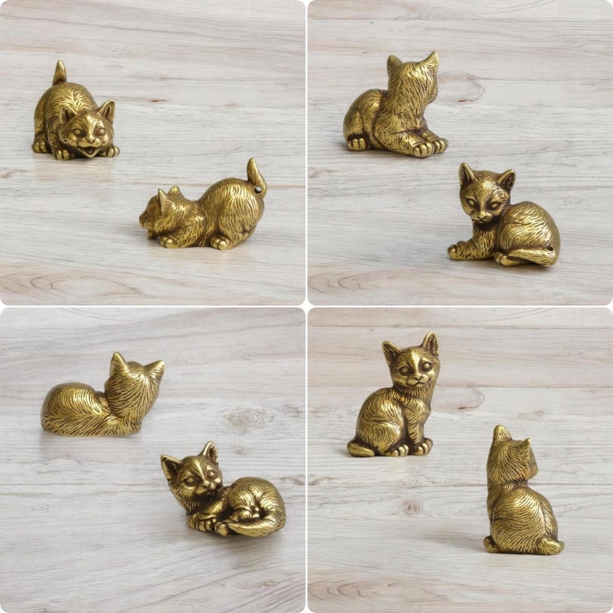 🐈Brass Kitten Figurines