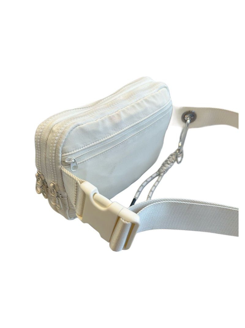 Multi-Pocket Crossbody Bag with Keychain