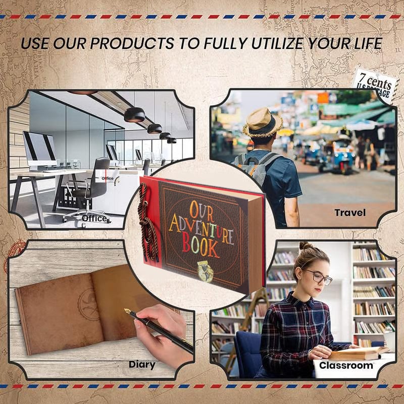 ❤️📚 Our Adventure Book Scrapbook 📸