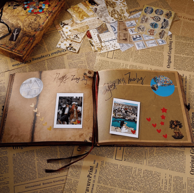 ❤️📚 Our Adventure Book Scrapbook 📸