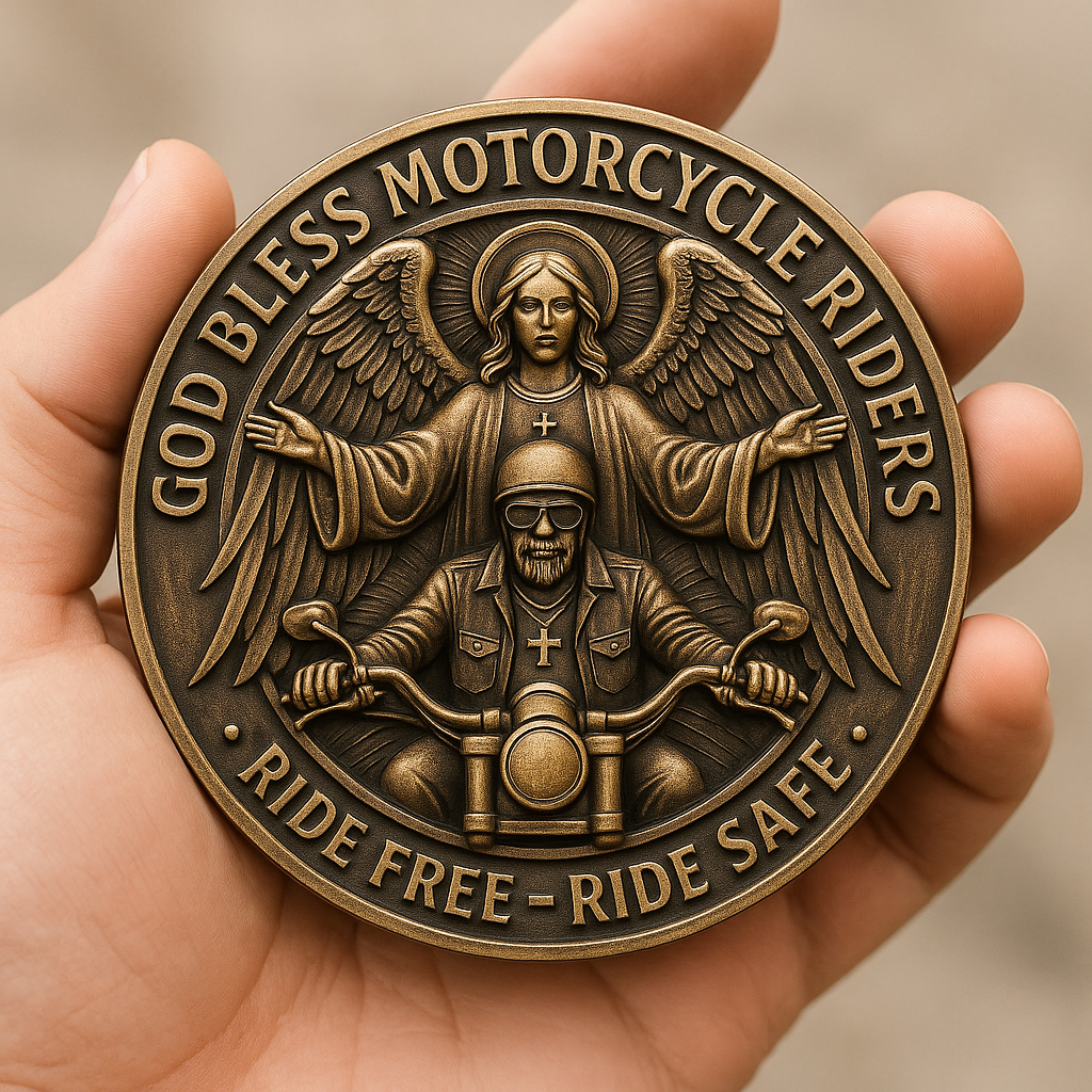 Motorcycle Blessing Coin