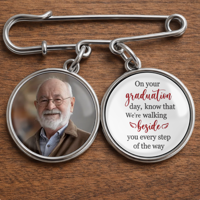Custom Lapel Pin With Photo Charms