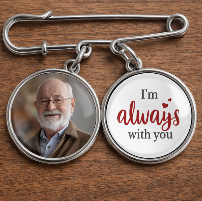 Custom Lapel Pin With Photo Charms