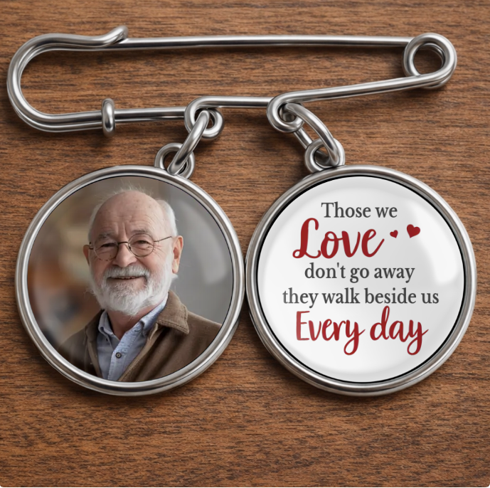 Custom Lapel Pin With Photo Charms