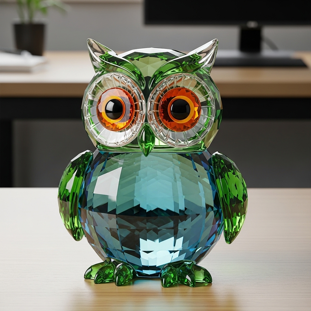 Animal crystal ornaments