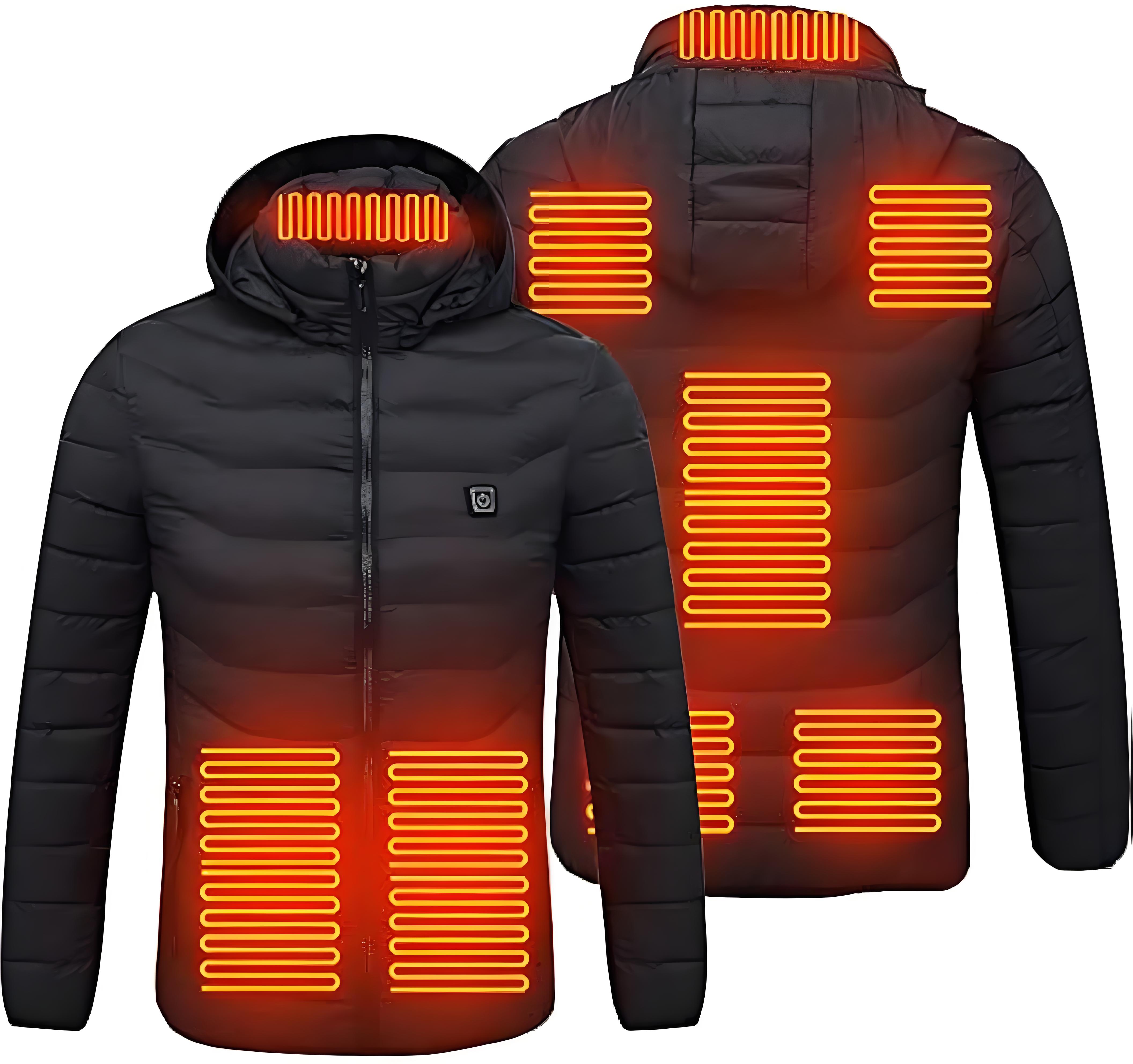 Heated Jackets, USB Electric Heating Unisex Hooded Jacket
