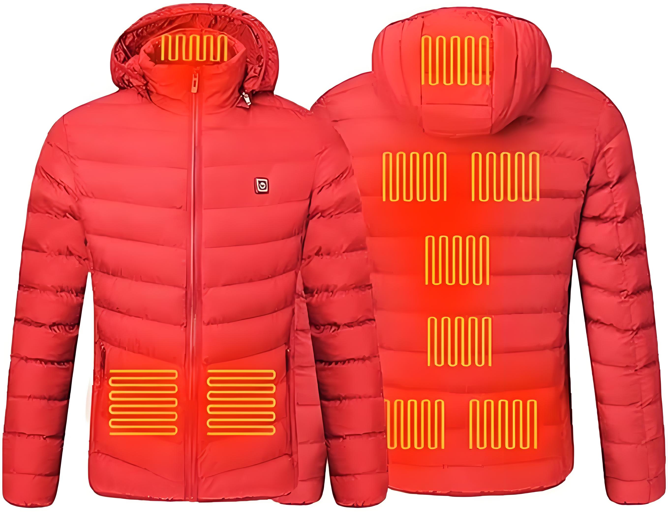Heated Jackets, USB Electric Heating Unisex Hooded Jacket