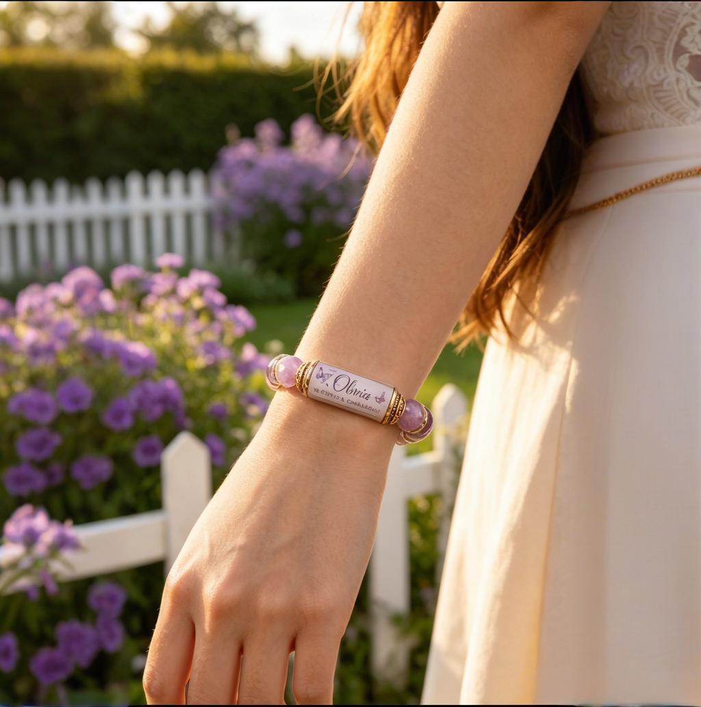 Personalized Butterfly Blessing Bracelet with Giftbox