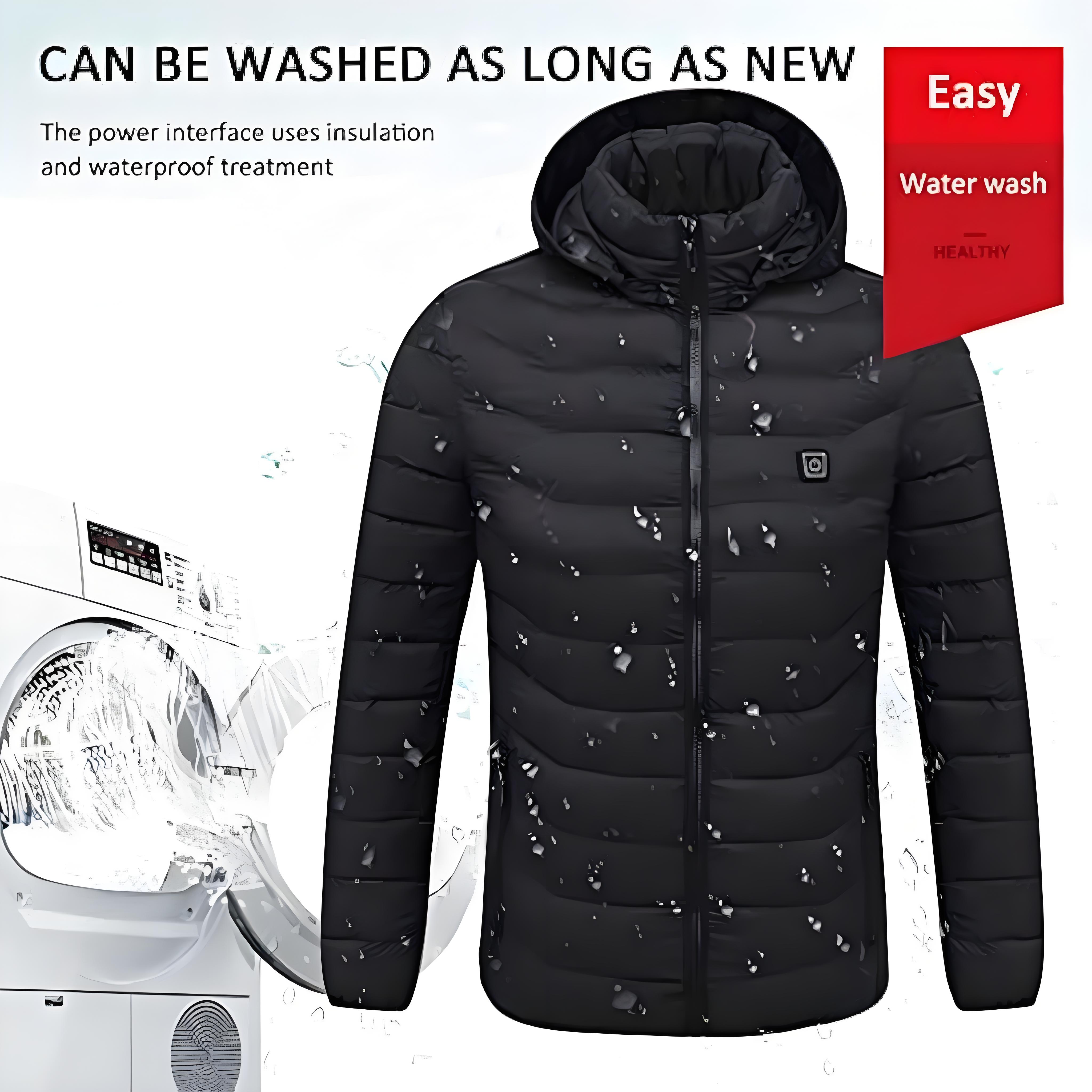 Heated Jackets, USB Electric Heating Unisex Hooded Jacket