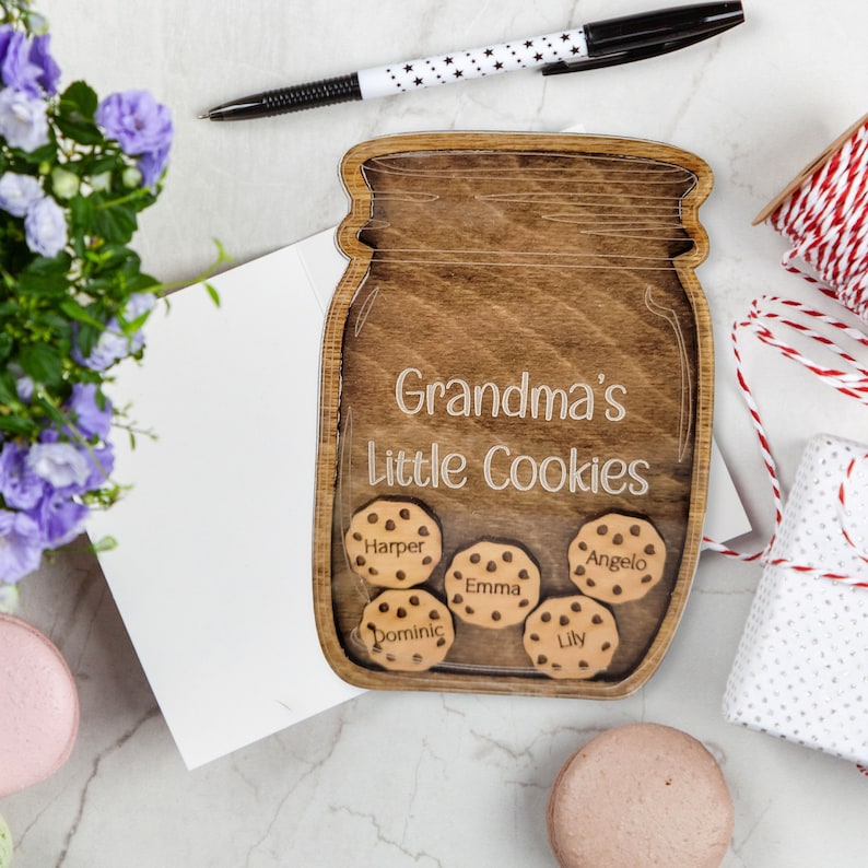 Grandkids Magnet, Wood Family Magnet