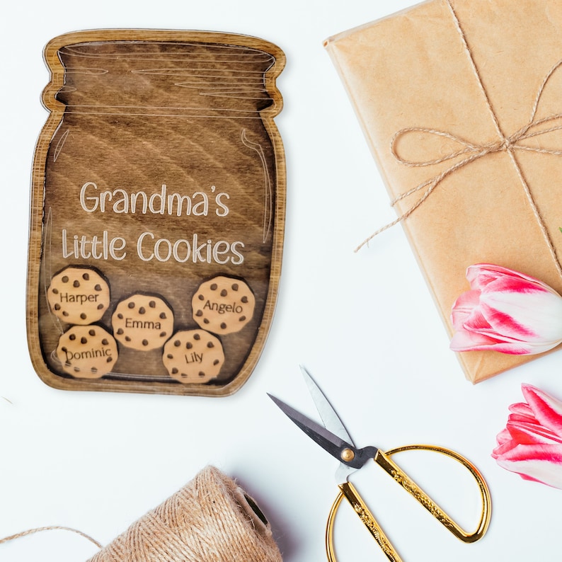 Grandkids Magnet, Wood Family Magnet