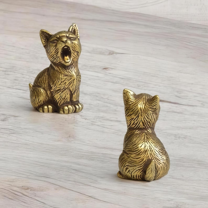 🐈Brass Kitten Figurines