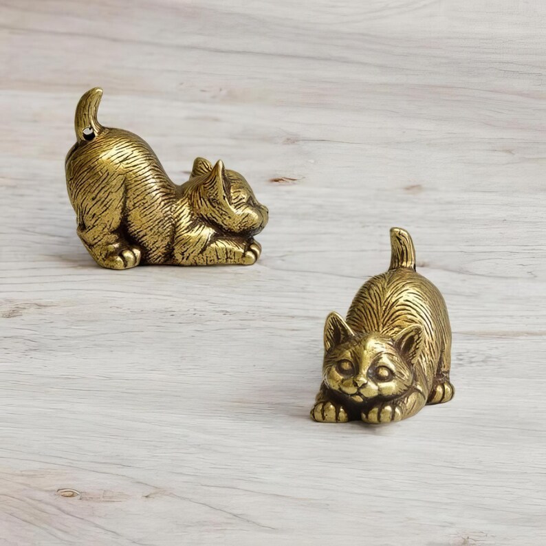 🐈Brass Kitten Figurines