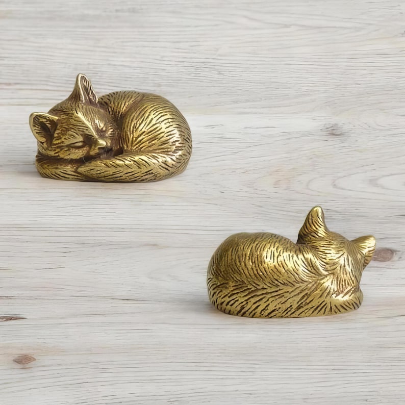 🐈Brass Kitten Figurines