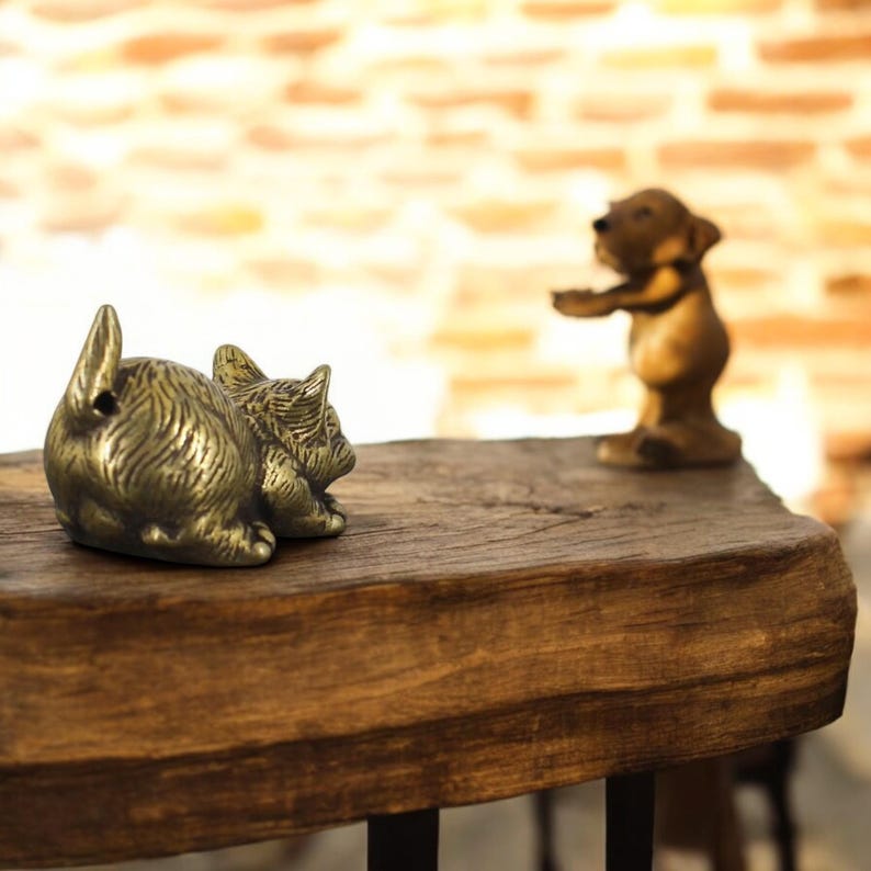 🐈Brass Kitten Figurines