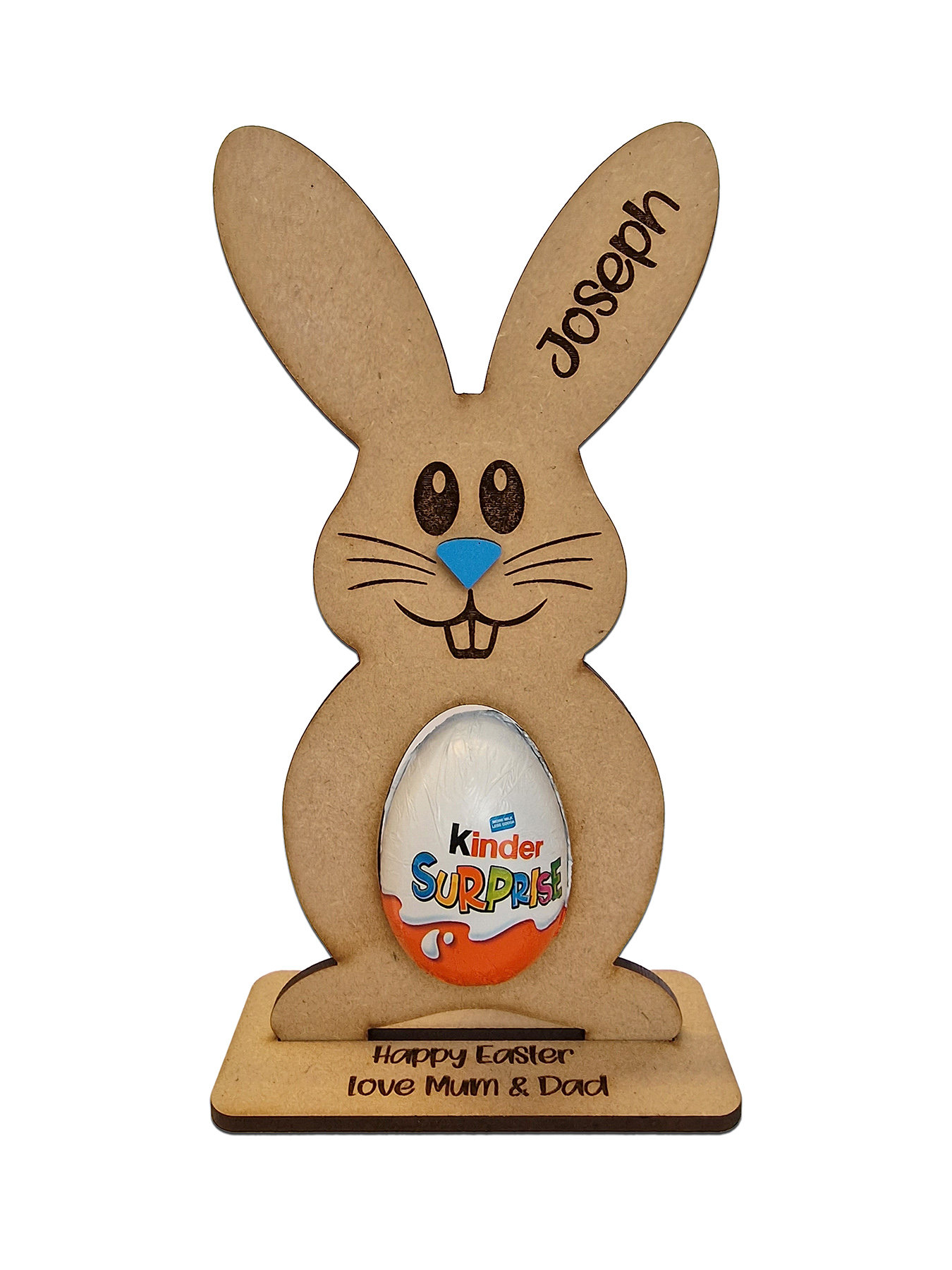Personalised Easter Egg, Creme Holder Decoratio