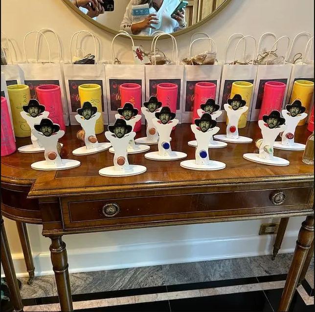 Funny bachelorette party favors, stripper shooter holder