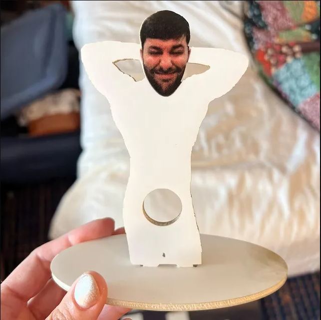 Funny bachelorette party favors, stripper shooter holder