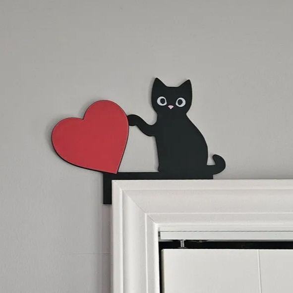 Romantic Falling Hearts Door Frame Decoration