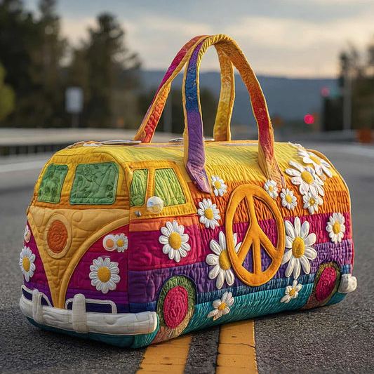 LAST DAY 50% OFF Hippie Van Quilted Duffle Bag