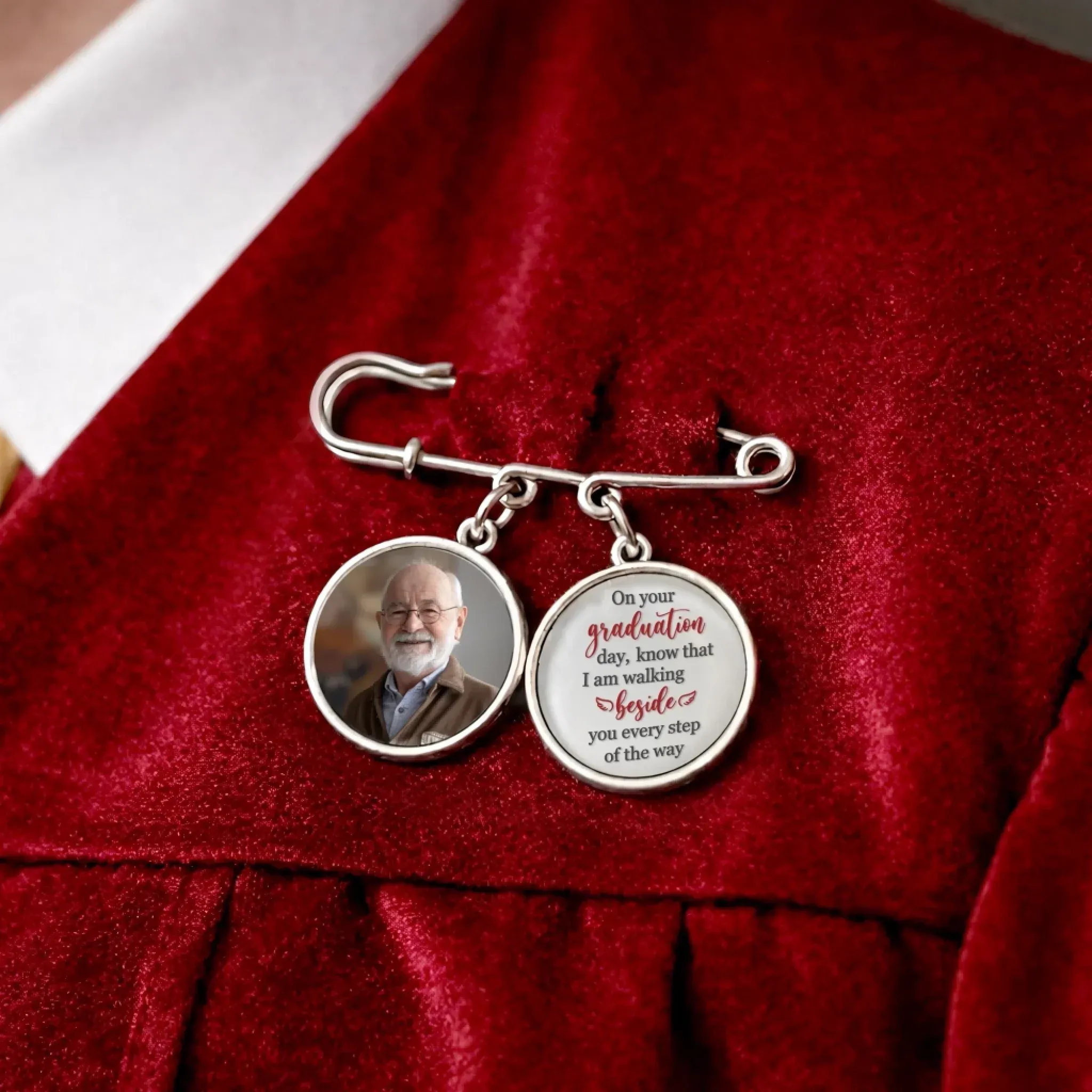 Custom Lapel Pin With Photo Charms