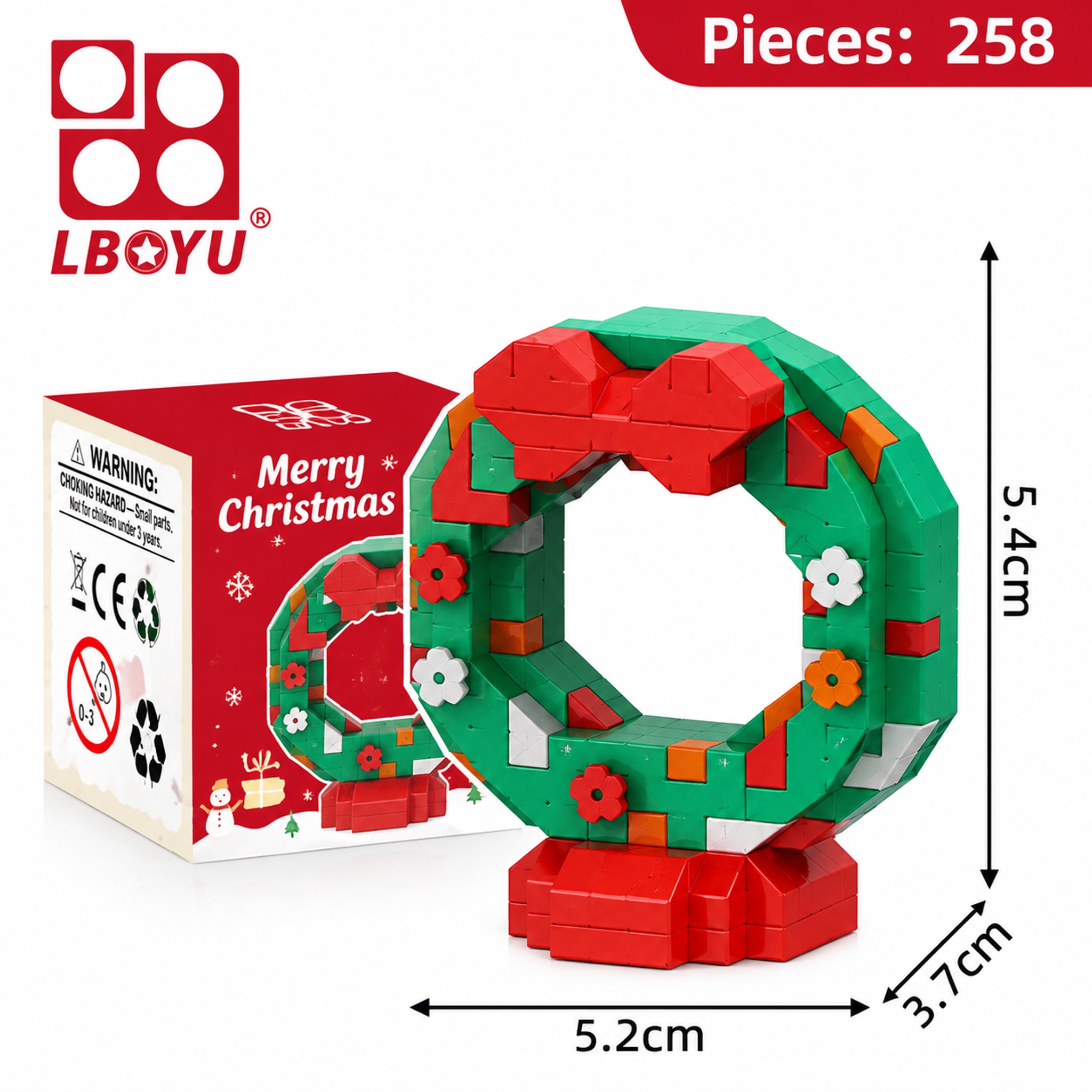 Christmas Mini Building Blocks Set | Cute Xmas Decor & Gift for Kids Adults