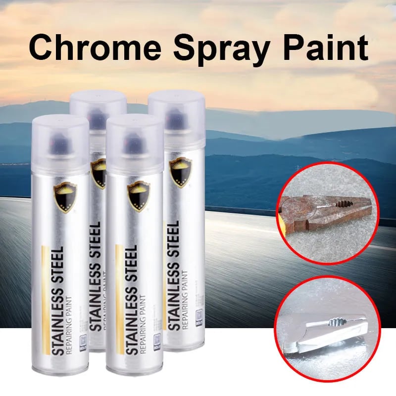 Stainless Steel Chrome Spray Paint 350ml