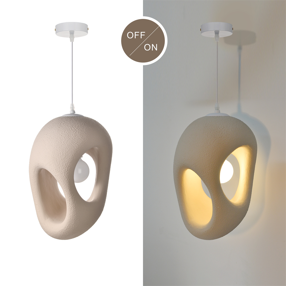 Imitation micro cement cream style creative cloud pendant lamp with a sense of niche luxury