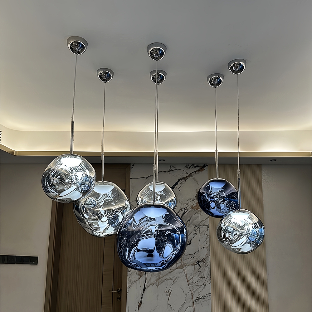 Nordic Lava Chandelier Commercial Restaurant Bar Duplex Staircase Pendant Lamp