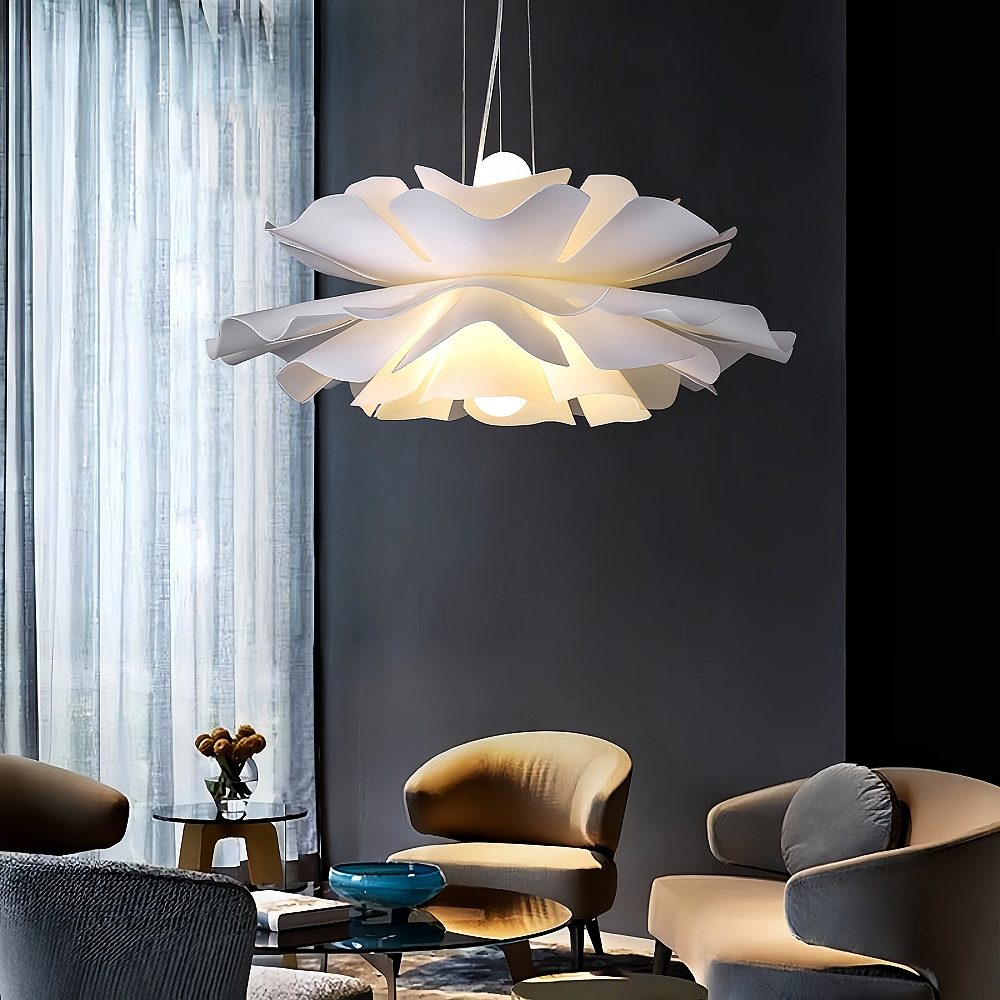 Nordic Modern Creative Petal Acrylic Pendant Light