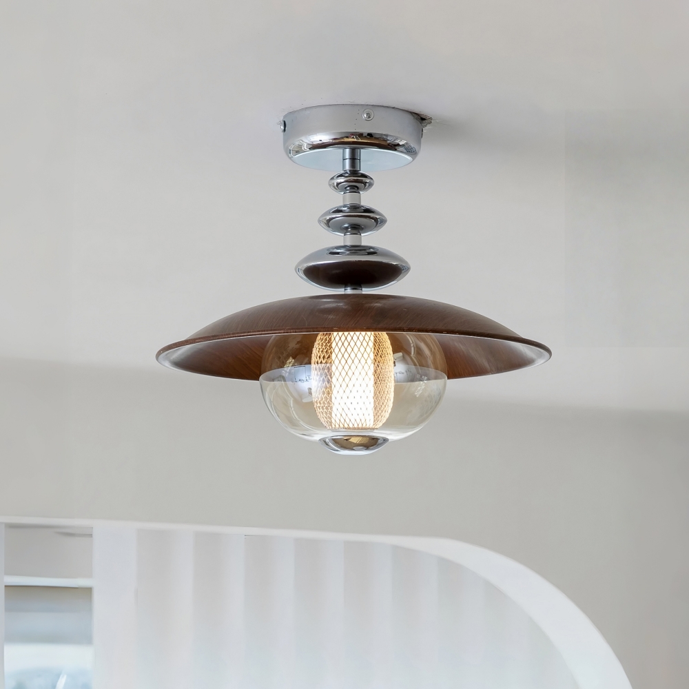 Retro Bauhaus Corridor Ceiling Light
