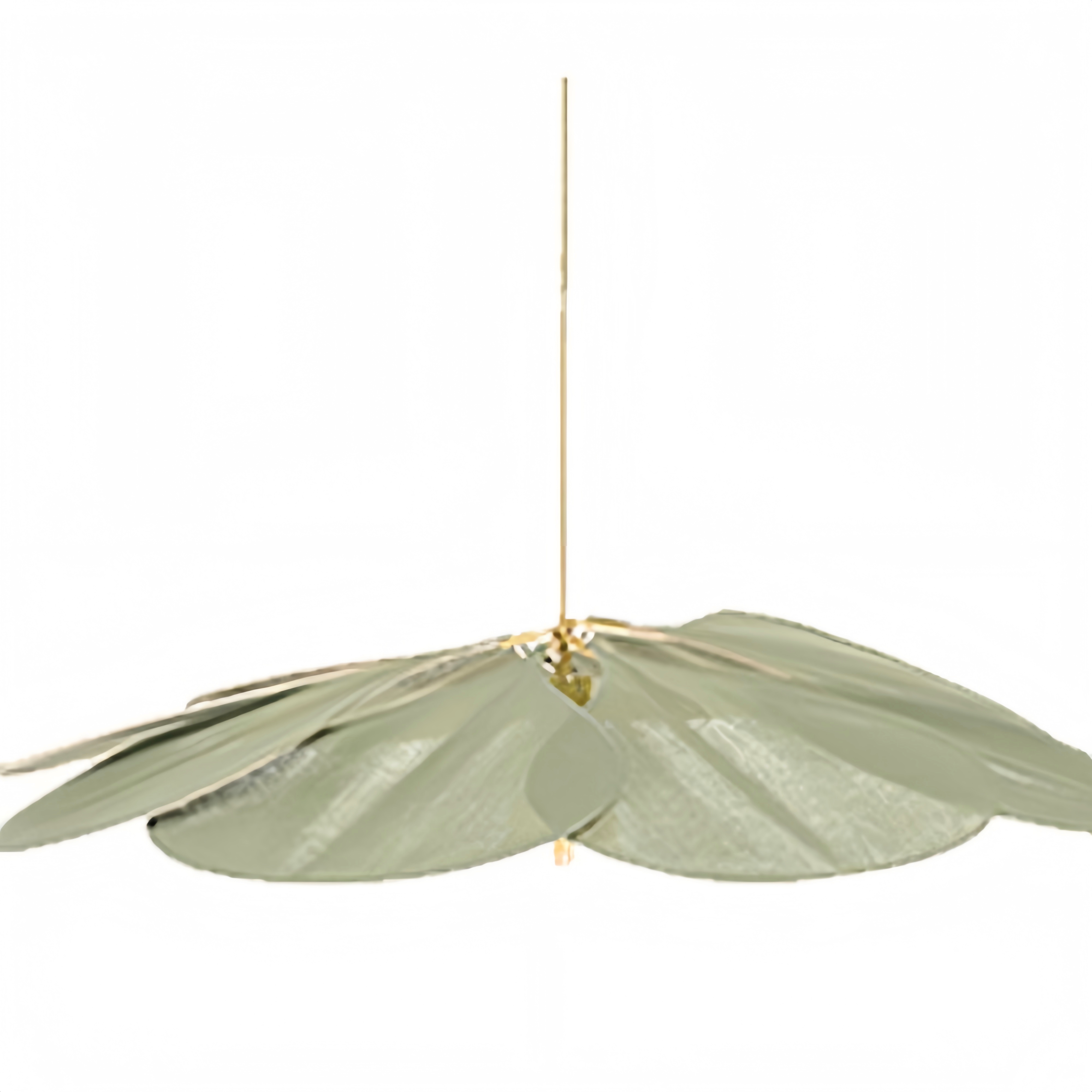 Japanese Wabi-Sabi Petal-Shaped Fabric Pendant Lamp