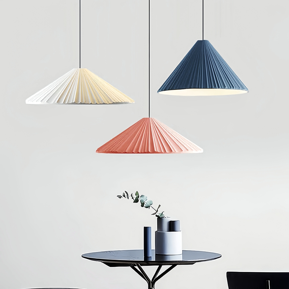 Nordic Style Modern Minimalist Low Saturation Colored Macaron Pendant Light