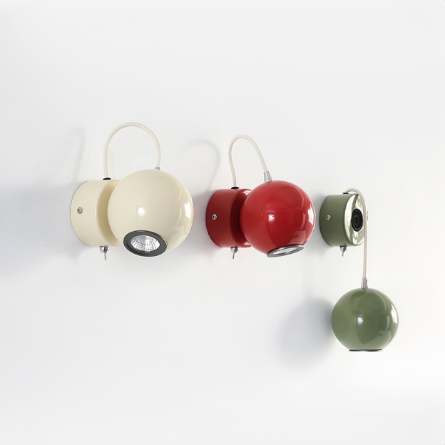 Nordic Style Creative Magnetic Suction Bedside Lamp Rotatable Wall Lamp