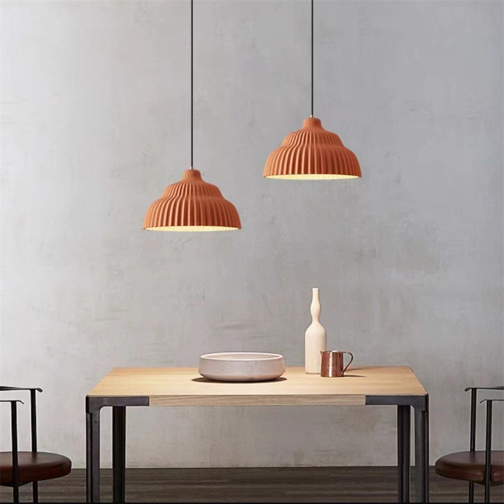 Retro Creative Imitation Cement Texture Resin Pendant Light