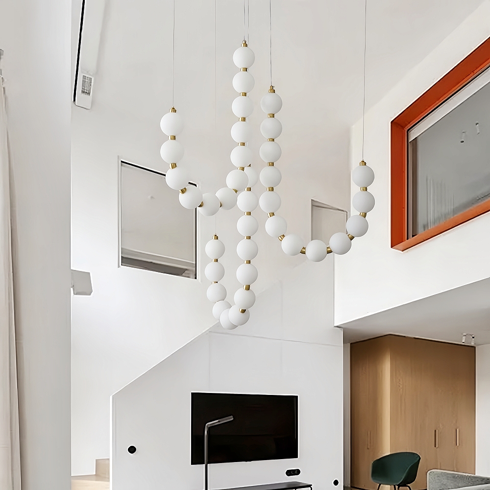 French Modern Creative Pearl Style Chandelier