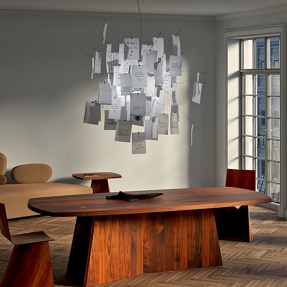 Modern Creative DIY Chandelier Art Simplicity Photo Album Card Lighting Fixtures