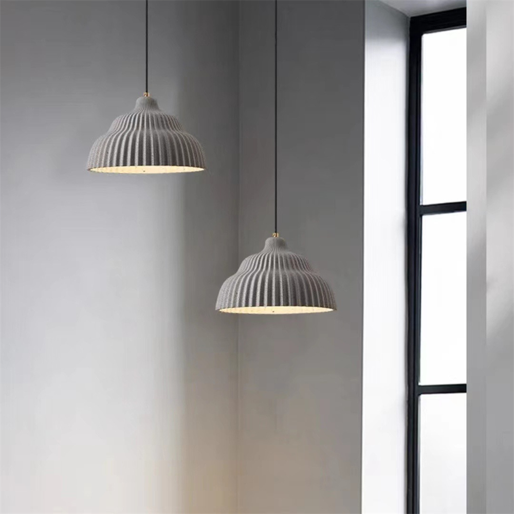 Retro Creative Imitation Cement Texture Resin Pendant Light