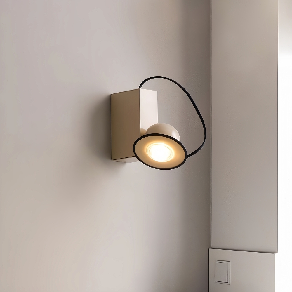 Nordic Style Creative Magnetic Suction Bedside Lamp Rotatable Wall Lamp