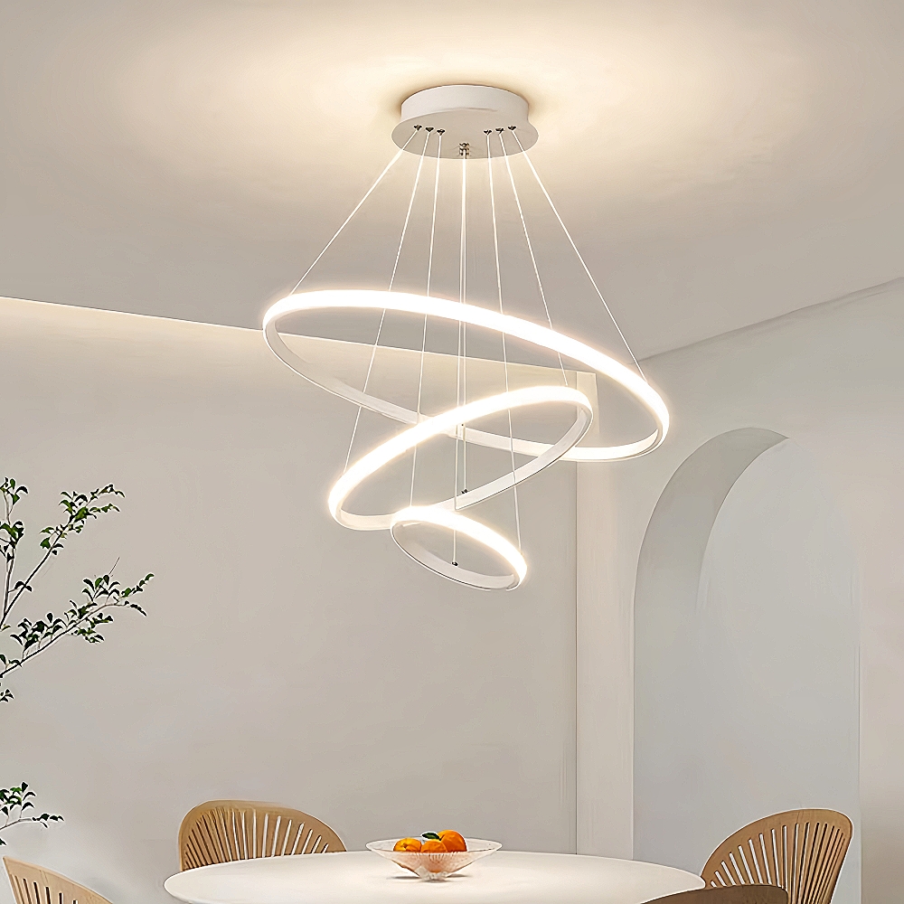 Modern Personalized And Minimalist Circular LED Pendant Light