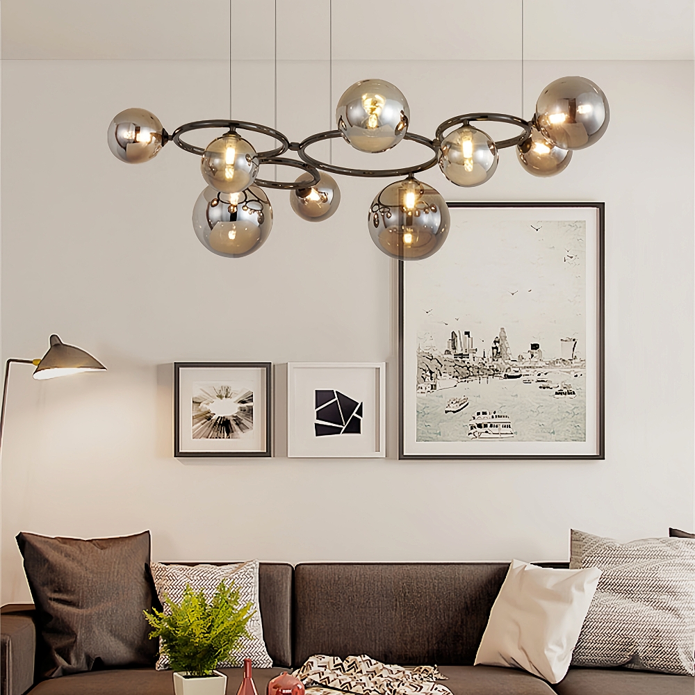 Nordic Style Minimalist Creative Atmospheric Art Living Room Magic Bean Shaped Pendant Light