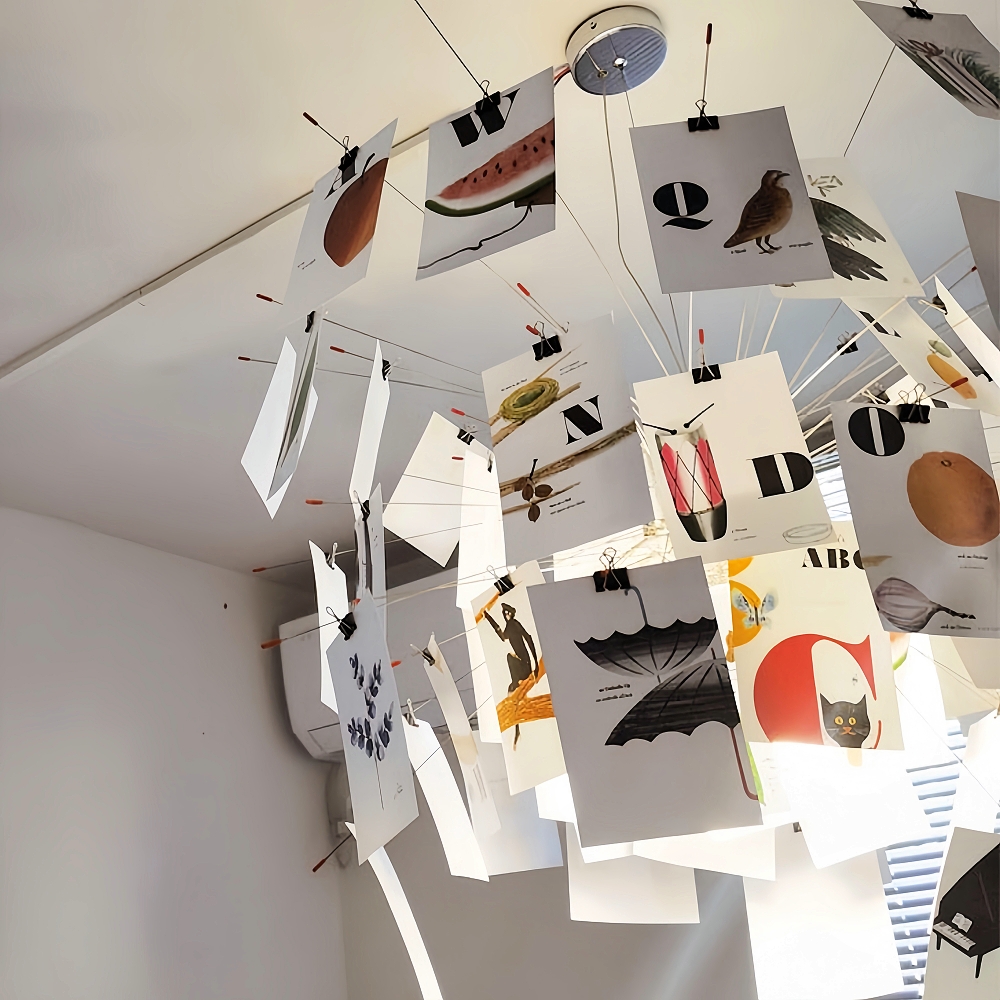 Modern Creative DIY Chandelier Art Simplicity Photo Album Card Lighting Fixtures