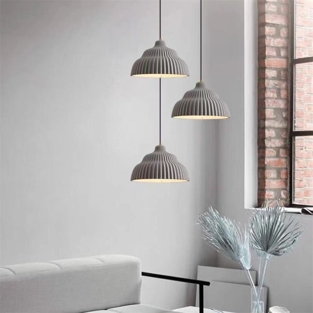 Retro Creative Imitation Cement Texture Resin Pendant Light