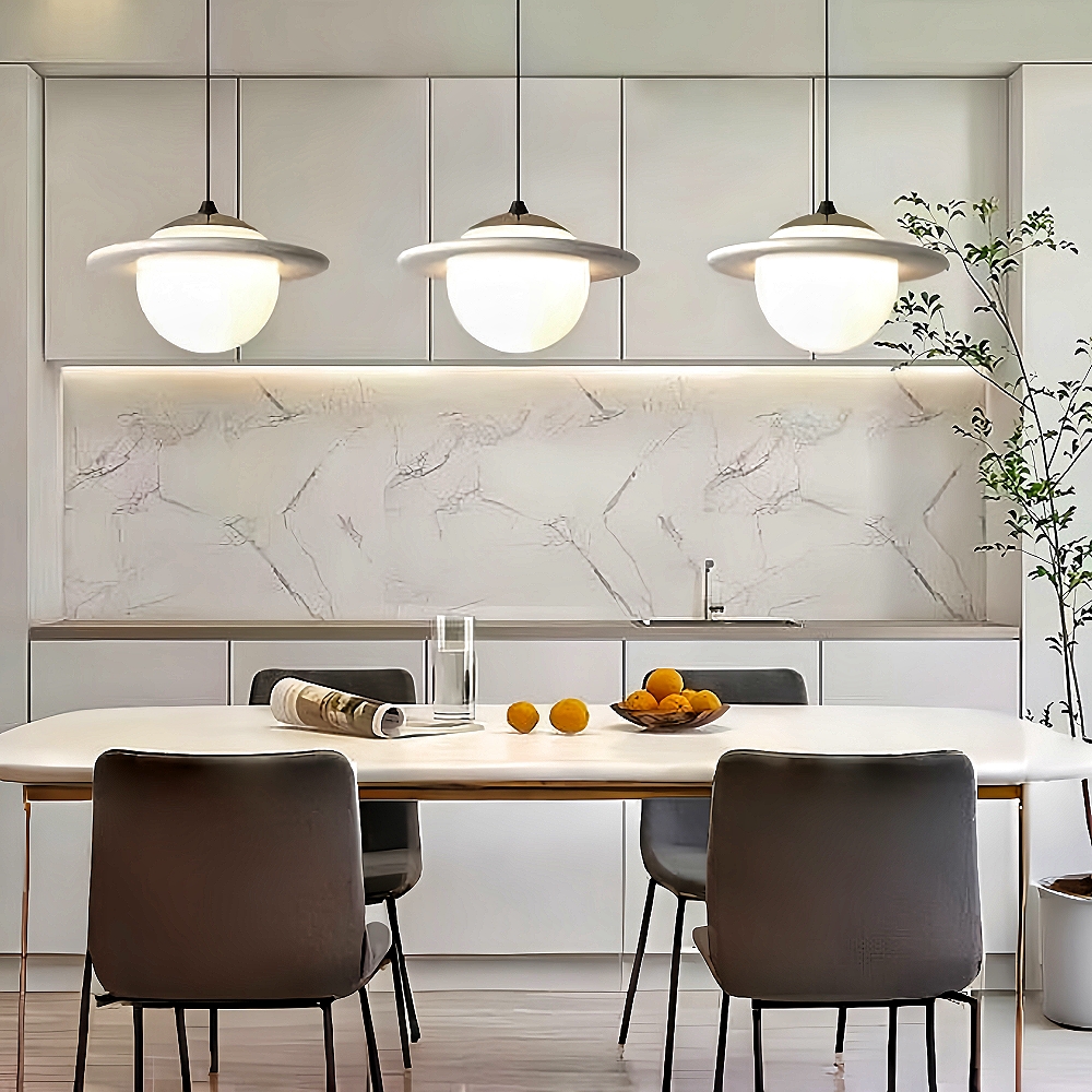 Colorful Small Planet Glass Pendant Light