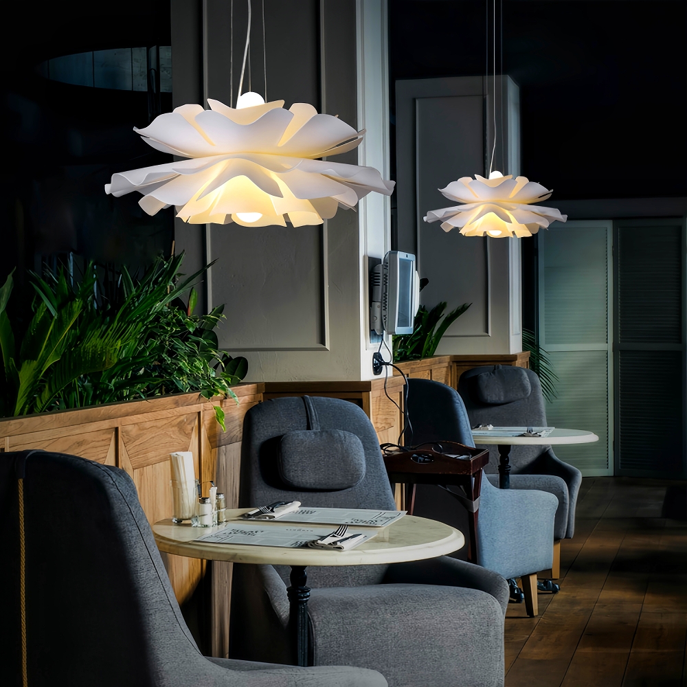 Nordic Modern Creative Petal Acrylic Pendant Light