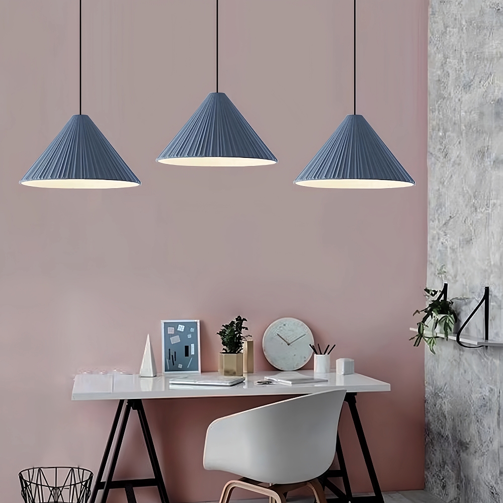 Nordic Style Modern Minimalist Low Saturation Colored Macaron Pendant Light