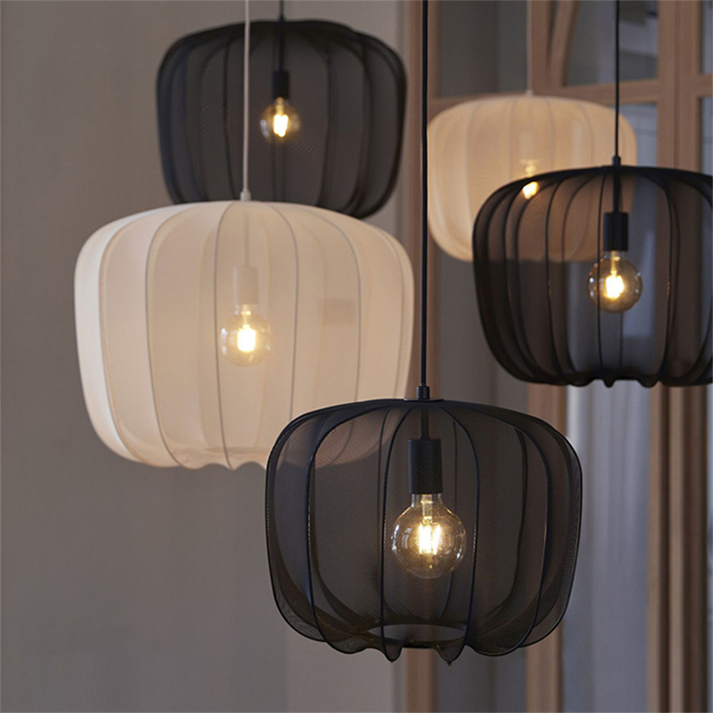 Chinese Apple Shaped Living Room Loft Spinning Pendant Light