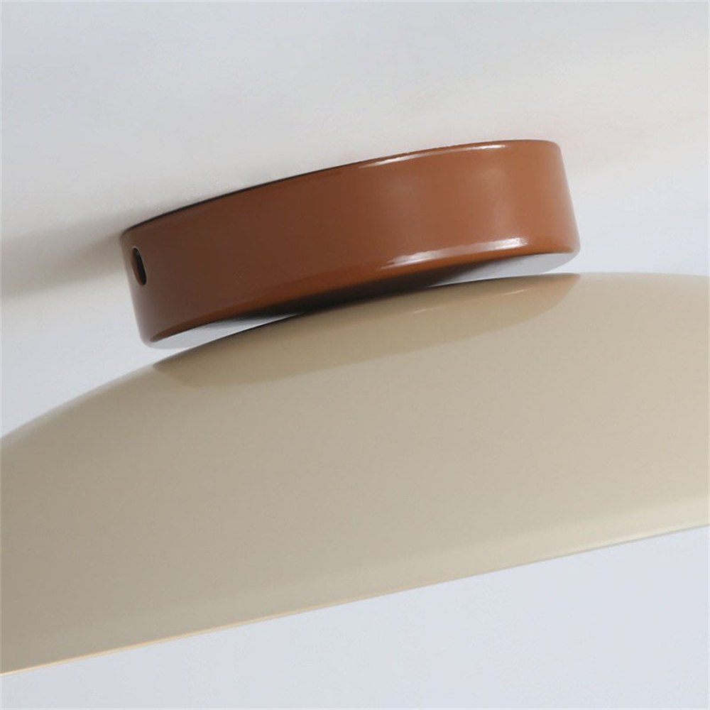 French Cream Iron Led Ceiling Lamp