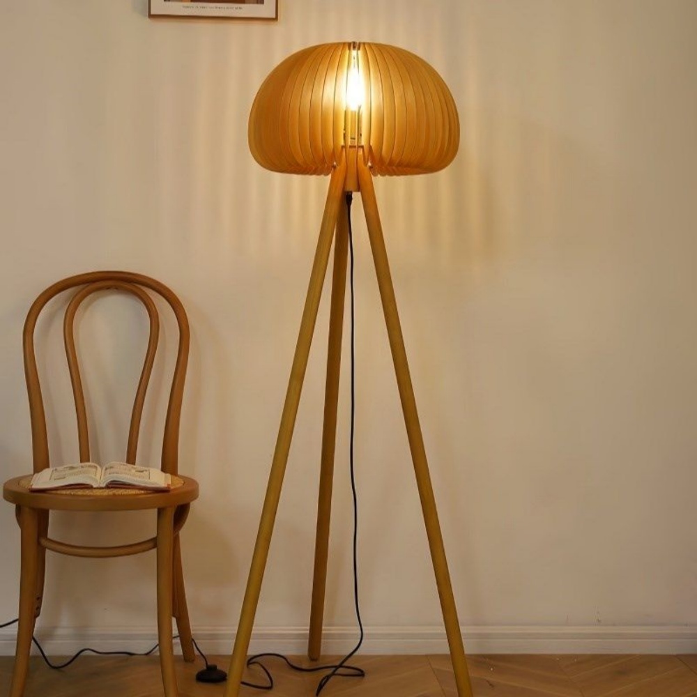 Vintage Creative Pumpkin-Shaped Table & Floor Lamp